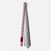 Rote Rote Rose Krawatte (Rückseite)