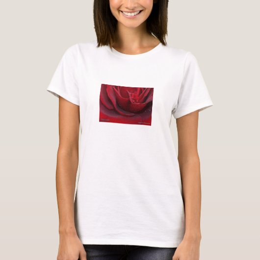 Rote Rote Rose T-Shirt (Vorderseite)