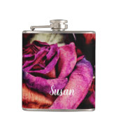 Rote Rote Rosen Flachmann (Vorderseite)