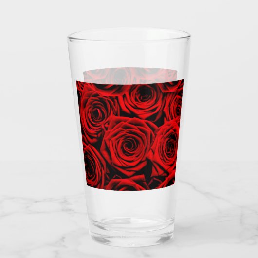 Rote Rote Rosen Glas (Rückseite)