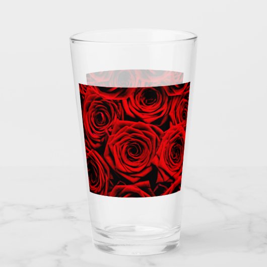 Rote Rote Rosen Glas (Vorderseite)
