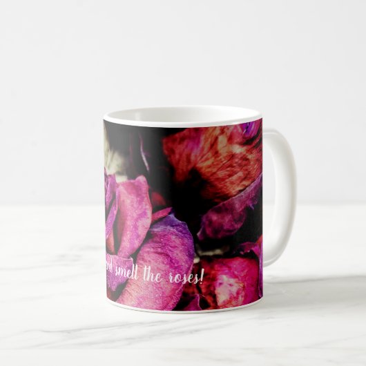 Rote Rote Rosen Kaffeetasse (VorderseiteRechts)