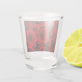 Rote Rote Rosen Shotglas Schnapsglas (Rückseite)