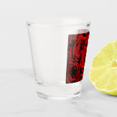 Rote Rote Rosen Shotglas Schnapsglas (Links)