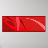 rote Route Poster (Vorne)