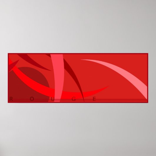 rote Route Poster (Vorne)