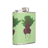 Rote Rübe Brunch Gemüsegarten Kochkunst Vegan Flachmann (Rechts)