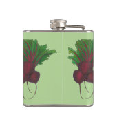 Rote Rübe Brunch Gemüsegarten Kochkunst Vegan Flachmann (Rückseite)