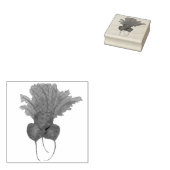 Rote Rübe Gartenpflanze Feinschmecker Gummistempel (Stempel)