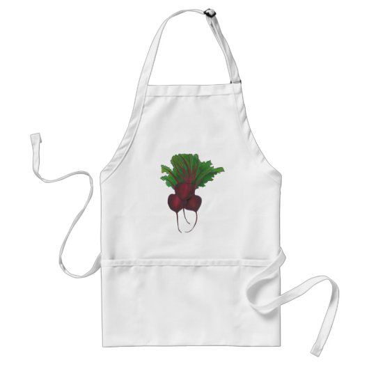 Rote Rübe Gemüse Veggie Vegetarische Feinschmecker Schürze (Vorne)