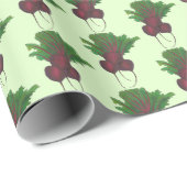 Rote Rübe Root Gemüsegarten Rübe Geschenkpapier (Rolleneckpunkt)