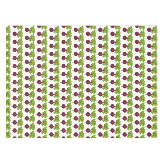 Rote Rübe Root Gemüsegarten Veggies Tischdecke (Vorderseite (Horizontal))