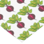 Rote Rübe Root Gemüsegarten Veggies Tischdecke (Schrägansicht)