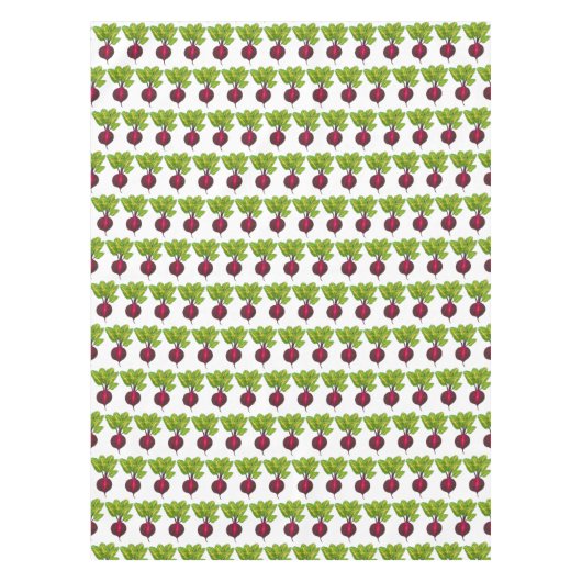 Rote Rübe Root Gemüsegarten Veggies Tischdecke (Vorderseite)