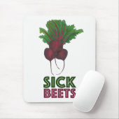 Rote Rüben Gemüsegarten Mousepad (Mit Mouse)