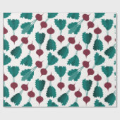 Rote Rüben Nahtloses Musterpapier Geschenkpapier (Flach)