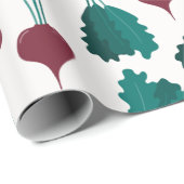Rote Rüben Nahtloses Musterpapier Geschenkpapier (Rolleneckpunkt)