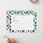 Rote Rüben rustikale detaillierte Rezept Karte (Vorderseite/Rückseite Beispiel)