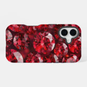 Rote Rubine iPhone / iPad Hülle iPhone 16 Hülle (Rückseite (Horizontal))