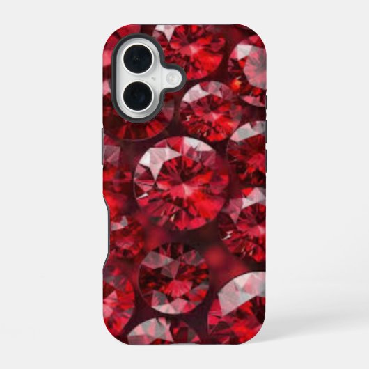 Rote Rubine iPhone / iPad Hülle iPhone 16 Hülle (Rückseite)