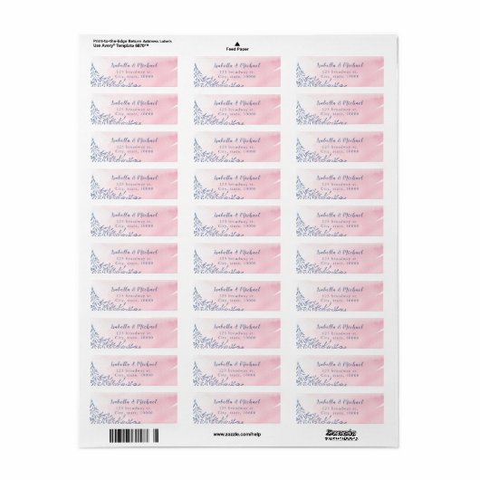 Rote Rücksendeadresse (Vorne)