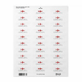 Rote Rücksendeadresse (Vorne)