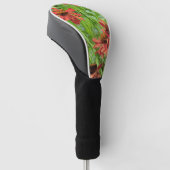 ROTE RUDBECKIENBLÜTEN GOLF HEADCOVER (angewinkelt)