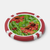 ROTE RUDBECKIENBLÜTEN POKERCHIPS (Einzeln)