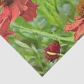 ROTE RUDBECKIENBLÜTEN SEIDENPAPIER (Ausschnitt)