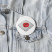 Rote runde Hilfeschaltfläche Button (Beispiel)