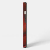 Rote Rüschen iPhone Hülle (Linke Seite)