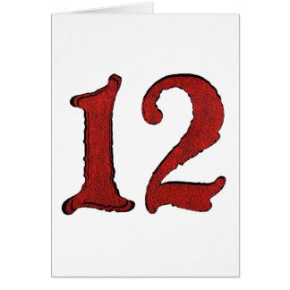 Rote Samt-Feiertags-Zahl-Reihen