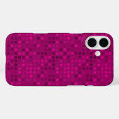 rote Samt-Pflaumengestricke Case-Mate iPhone Hülle (Rückseite (Horizontal))