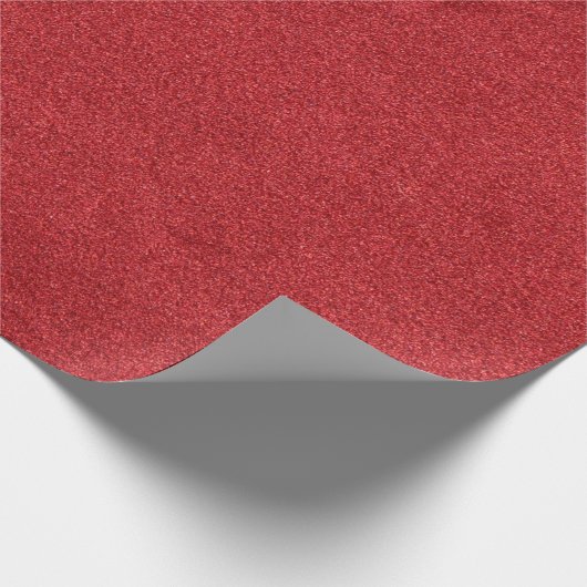 Rote Samtfarbe modern Geschenkpapier (Ecke)
