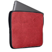 Rote Samtfarbe modern Laptopschutzhülle (Vorne Rechts)