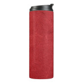 Rote Samtfarbe modern Thermosbecher (Nach links gedreht)