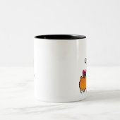 Rote Sanktcorgi-Tasse | CorgiThings Zweifarbige Tasse (Mittel)