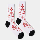 Rote Sapling Socken (Rechts)