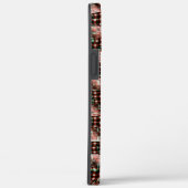 Rote Schachplätze, die destruktiven Mosaiken ausge Case-Mate iPhone Hülle (Rückseite / Rechts)