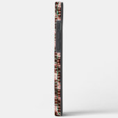 Rote Schachplätze, die destruktiven Mosaiken ausge Case-Mate iPhone Hülle (Rückseite / Links)