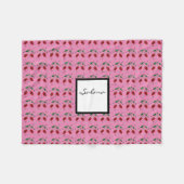 Rote Schädel blühen Fleecedecke (Vorderseite (Horizontal))