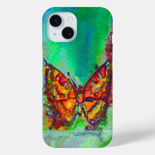ROTE SCHALTFLÄCHE IN GRÜN Case-Mate iPhone HÜLLE (Rückseite)