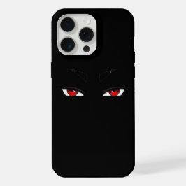 Rote scharfe Anime-Augen auf iPhone 15 Pro Max Hül Hülle