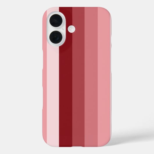 Rote Schattenstreifen Case-Mate iPhone Hülle (Rückseite)