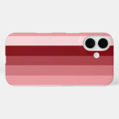 Rote Schattenstreifen Case-Mate iPhone Hülle (Rückseite (Horizontal))