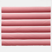 Rote Schattenstreifen Fleecedecke (Vorderseite (Horizontal))