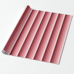 Rote Schattenstreifen Geschenkpapier