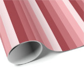 Rote Schattenstreifen Geschenkpapier (Rolleneckpunkt)