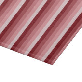Rote Schattenstreifen Schneidebrett (Ecke)