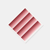 Rote Schattenstreifen Serviette (Ecke)